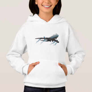 Flugzeug. Jumbo-Jet. Hoodie