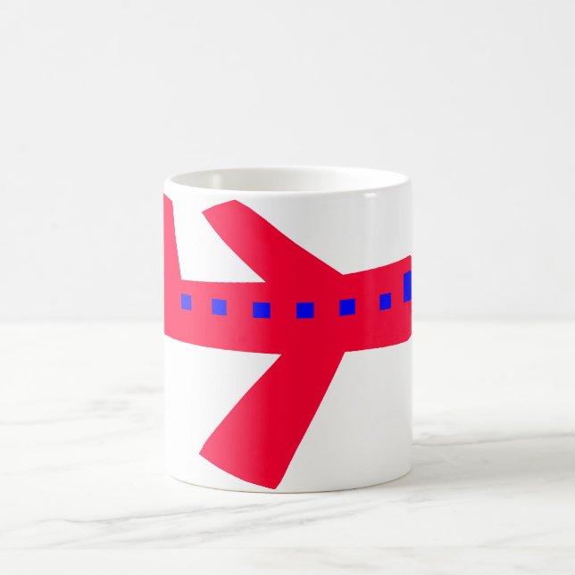 Flugzeug Kaffeetasse (Mittel)