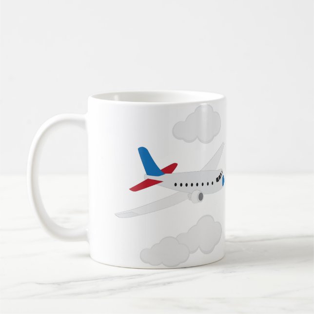 Flugzeug Kaffeetasse (Links)
