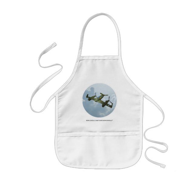 Flugzeug Kinderschürze (Vorne)