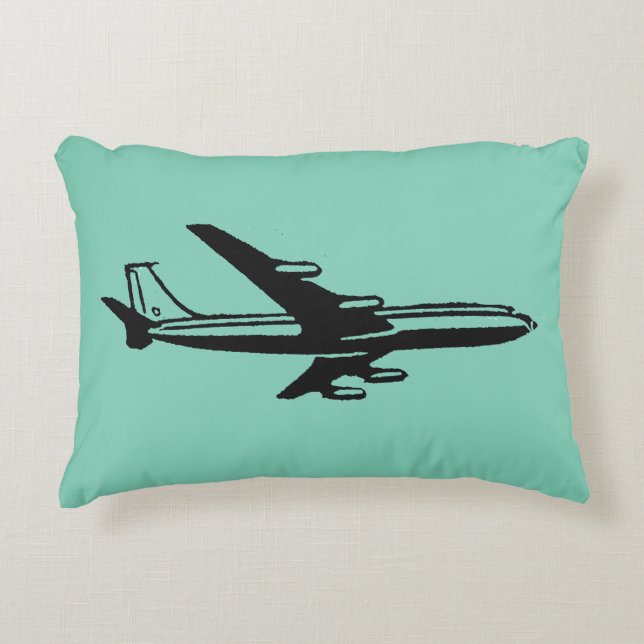 Flugzeug-Kissen Dekokissen (Vorderseite)