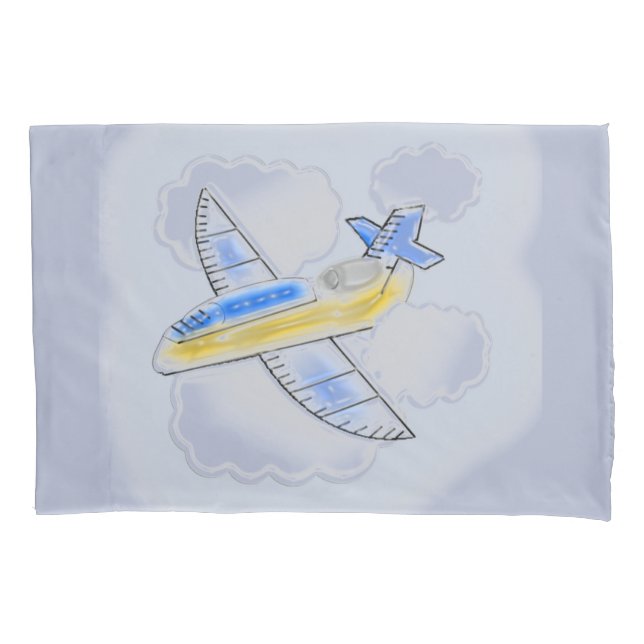Flugzeug Kissenbezug (Vorderseite)