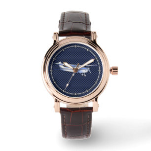 Flugzeug-klassische Armbanduhr