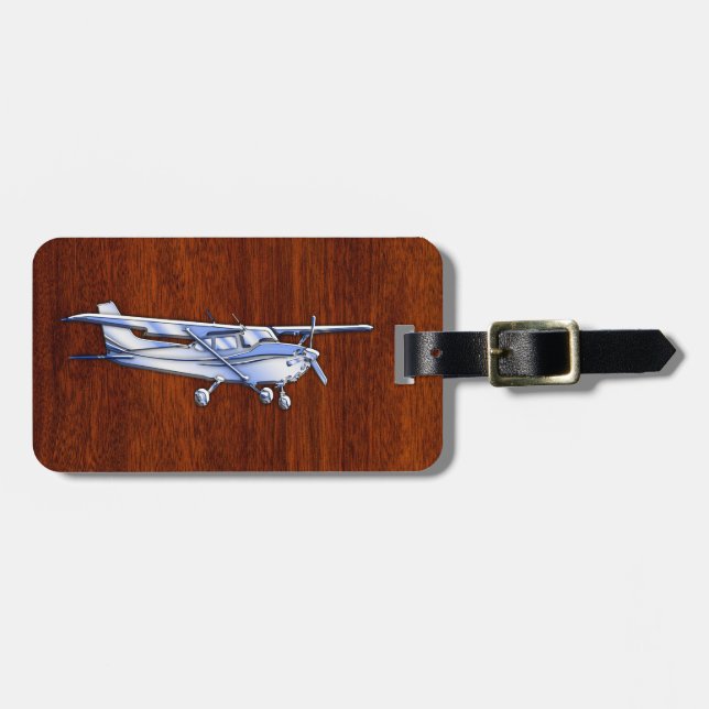 Flugzeug-klassischer Gepäckanhänger (Vorderseite horizontal)