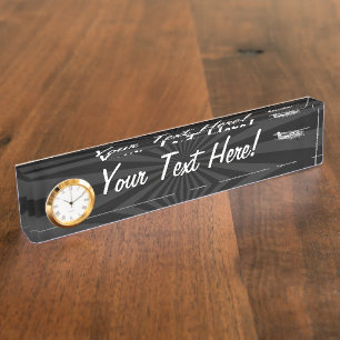 Flugzeug-klassischer Namensplakette