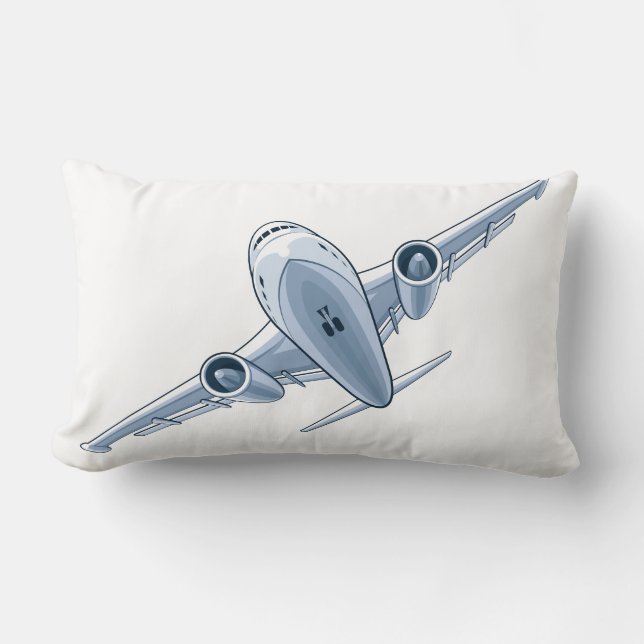 Flugzeug Lendenkissen (Vorderseite)