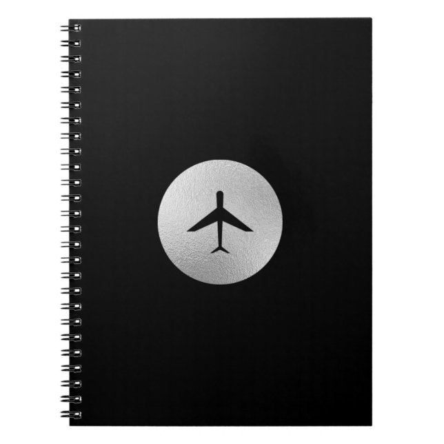 Flugzeug-Logo Notizblock (Vorderseite)