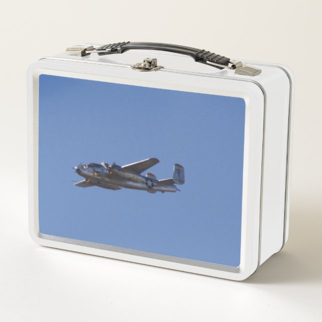 Flugzeug Metall Brotdose (Vorderseite)