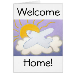 Flugzeug mit Zuhause