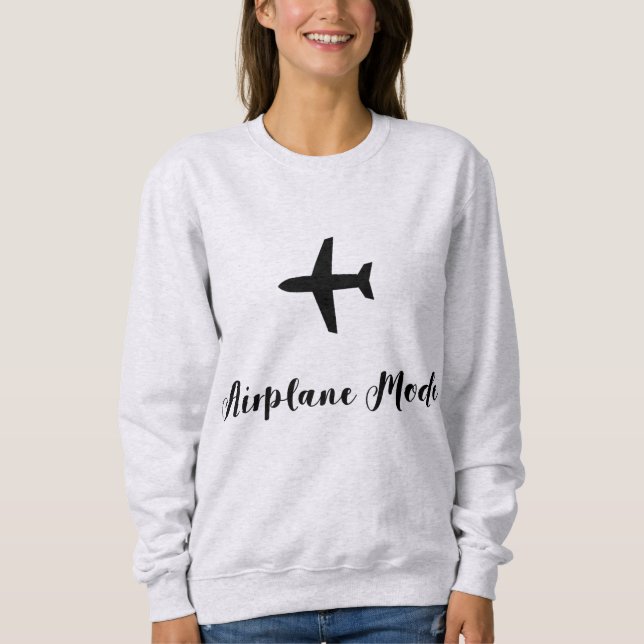 Flugzeug-Modus-Frauen Sweatshirt (Vorderseite)