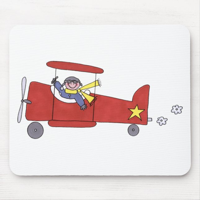 Flugzeug Mousepad (Vorne)