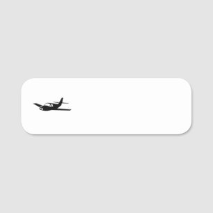 Flugzeug Namensschild
