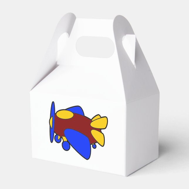 Flugzeug Niedlich farbiger Cartoon Kinder Flugzeug Geschenkschachtel (Vorderseite)