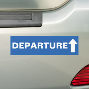 Flugzeug-Party-Schilder, Flughafen-Terminal-Geburt Autoaufkleber