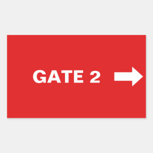 Flugzeug-Party-Schilder, Flughafen-Terminal-Geburt Rechteckiger Aufkleber