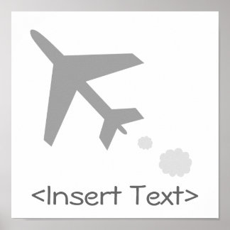 Flugzeug Poster