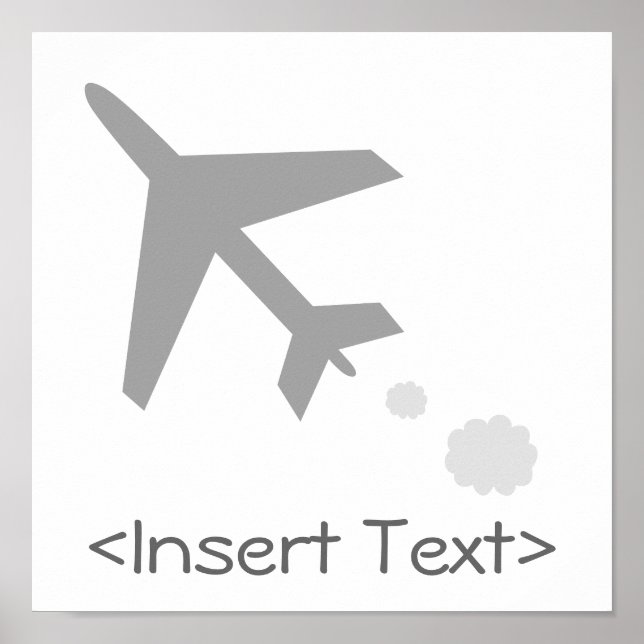 Flugzeug Poster (Vorne)