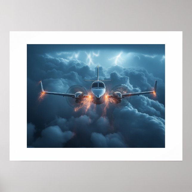 Flugzeug Poster (Vorne)