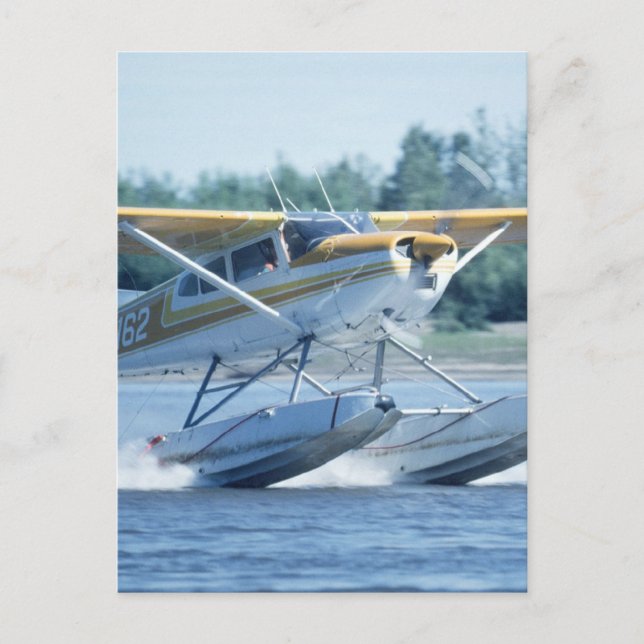Flugzeug Postkarte (Vorderseite)