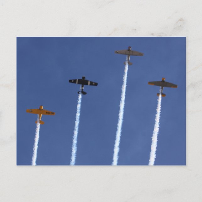 Flugzeug-Postkarten Postkarte (Vorderseite)