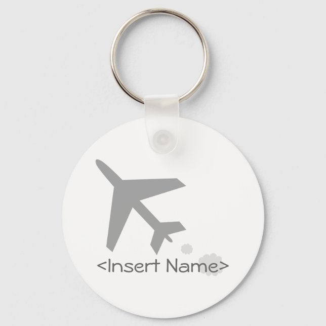 Flugzeug Schlüsselanhänger (Vorderseite)