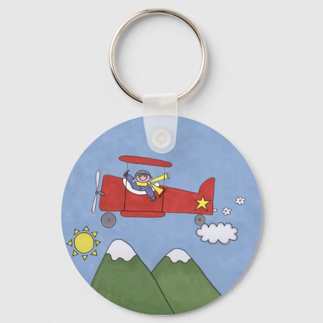 Flugzeug Schlüsselanhänger (Vorderseite)
