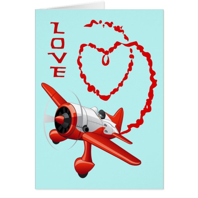 FLUGZEUG SKYWRITER - LIEBE (Vorne)