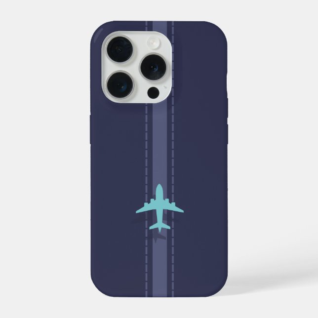 Flugzeug Thema  iPhone 15 Pro Hülle (Rückseite)