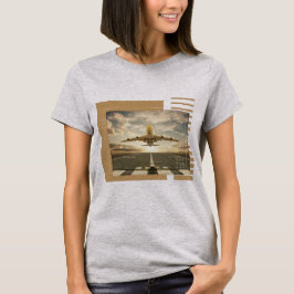Flugzeug Theme Design T-Shirt