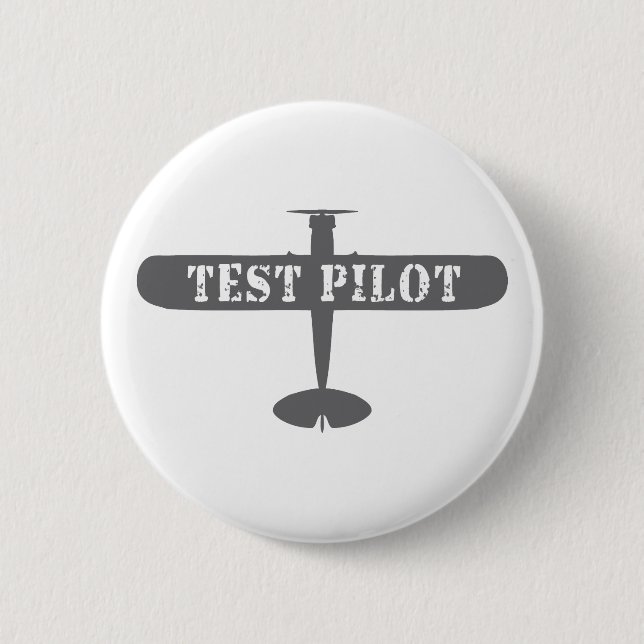 Flugzeug- und Testpilot Button (Vorderseite)