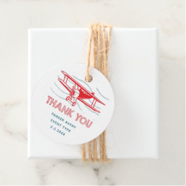 Flugzeug Vielen Dank Geschenkanhänger