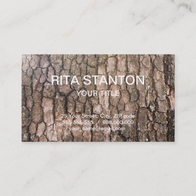 Flugzeug Visitenkarte (Vorderseite)