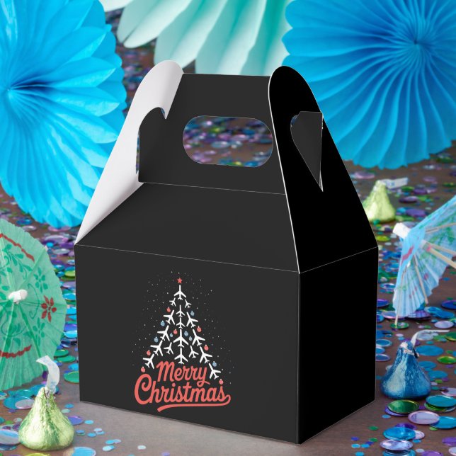 Flugzeug-Weihnachtsbaum-Pilot Geschenkschachtel (Party)