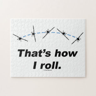 Flugzeug, wie ich rolle