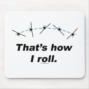 Flugzeug, wie ich rolle mousepad