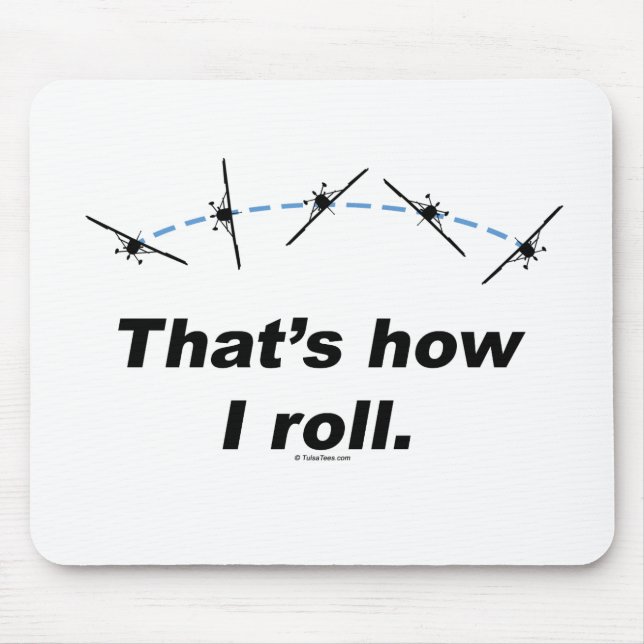 Flugzeug, wie ich rolle mousepad (Vorne)