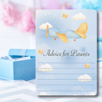 Flugzeug, Wolken & Sterne, Blau, Baby Boy, Niedlic