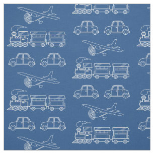Flugzeug, Zug und Auto entwerfen ~ editable Stoff