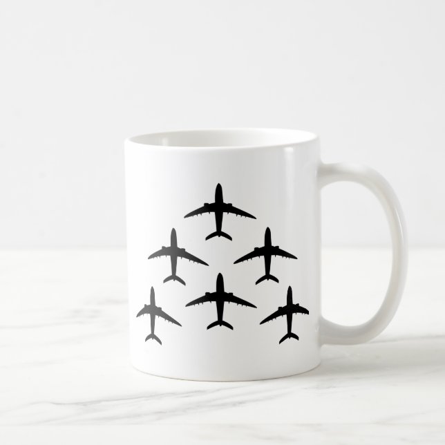 Flugzeugarmada Kaffeetasse (Rechts)