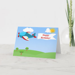 Flugzeugbannerkarte Karte