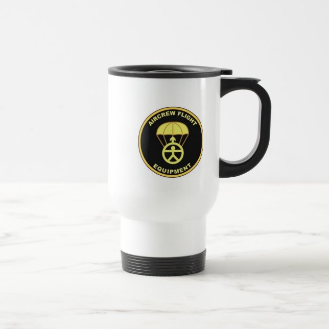 FLUGZEUGBESATZUNGS-FLUG-AUSRÜSTUNGS-TASSE REISEBECHER (Rechts)