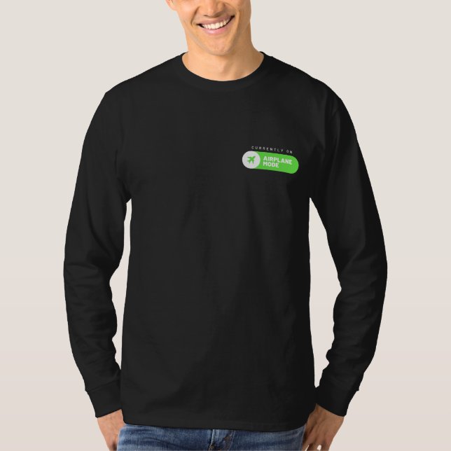 Flugzeugbetriebsart T-Shirt (Vorderseite)