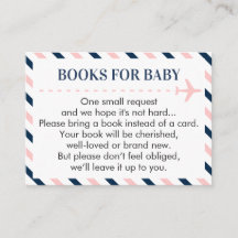 Flugzeugbücher für Baby Request Pink Navy Boy Girl