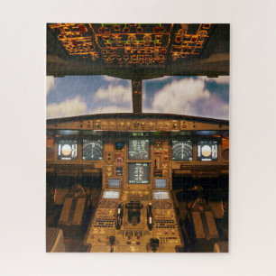 Flugzeugcockpit