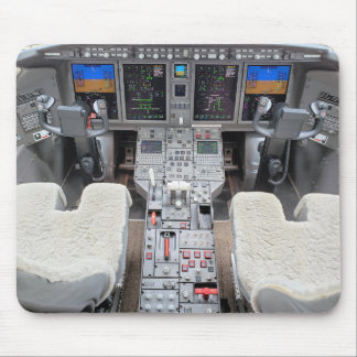 Flugzeugcockpit Mousepad