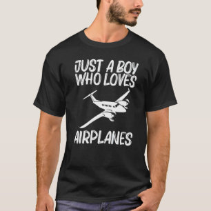 Flugzeugdesigns für Jungen Männer Cooler Pilot Pla T-Shirt