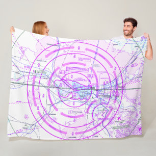 Flugzeugdiagrammdecke Fleecedecke