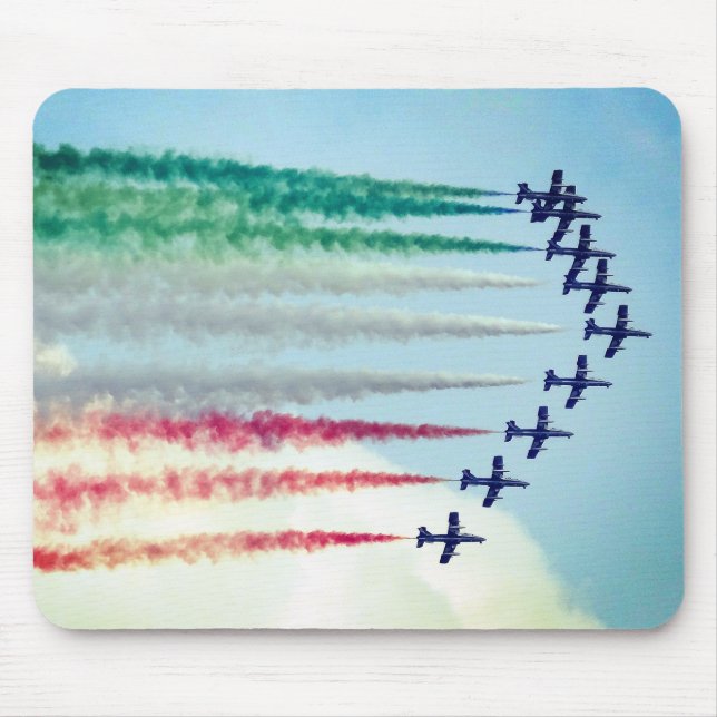 Flugzeuge am Himmel Mousepad (Vorne)