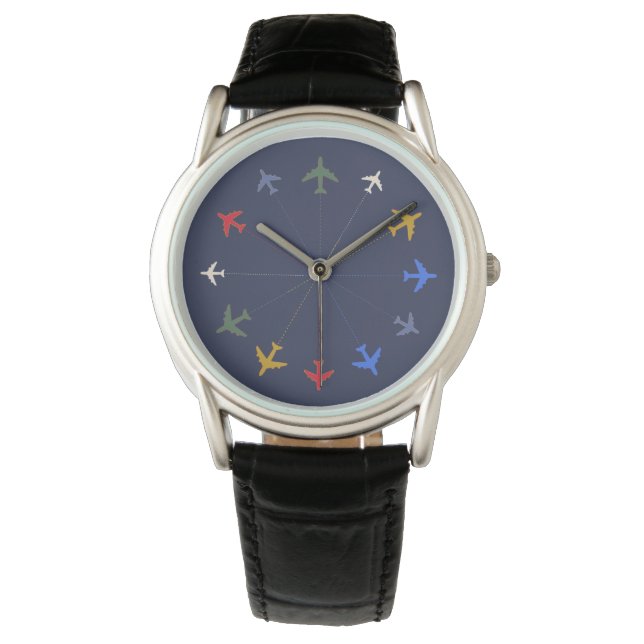 Flugzeuge Armbanduhr (Vorderseite)
