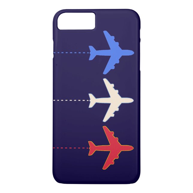 Flugzeuge Case-Mate iPhone Hülle (Rückseite)